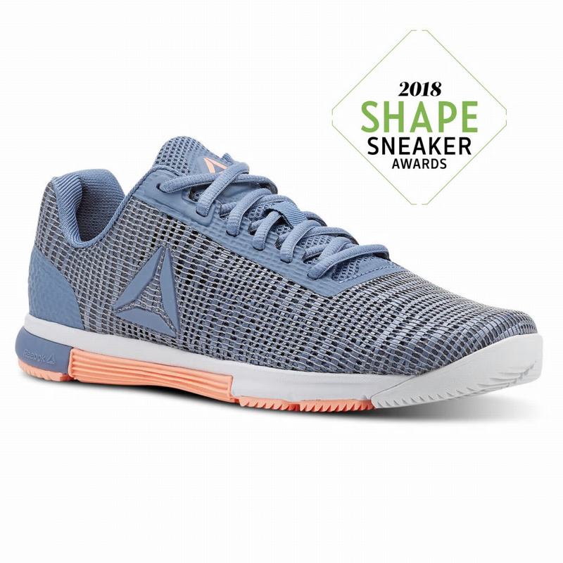 Adidasi Training Reebok Speed Tr Flexweave® Dama Albastri/Albi/Roz Romania MF1823AD